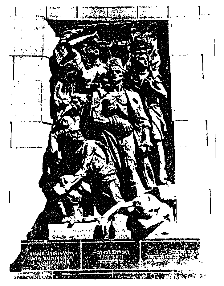 Monument to the Heroes of the Warsaw Ghetto (Nathan Rapoport, 1948)