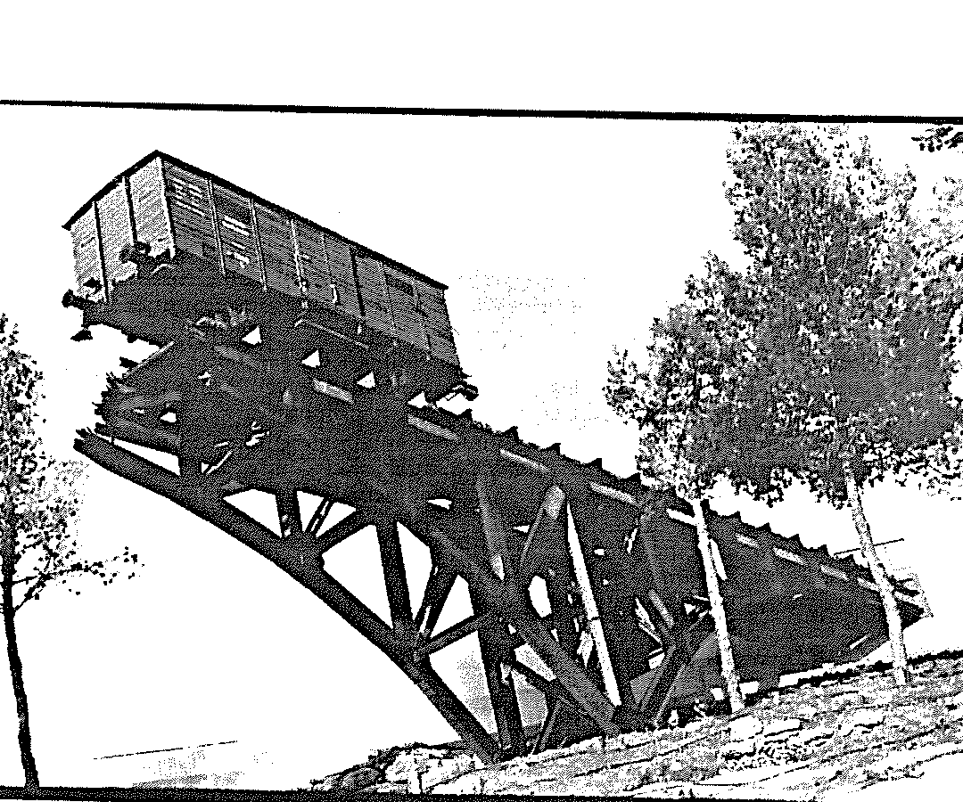 Monument en souvenir de la déportation (Yad Vashem) — Photographie : David Rosenman