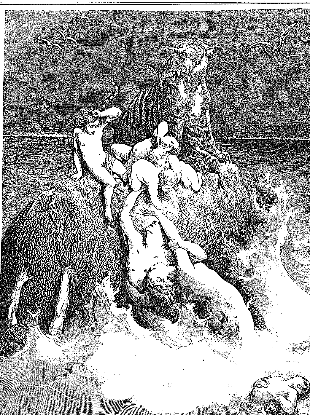 Gustave Doré, La Bible : Le Déluge.